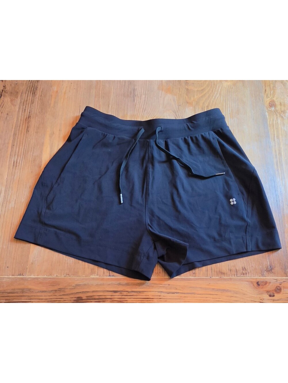 Sweaty Betty Women’s Black Explorer Athletic Shorts Size M US 8 Drawstring